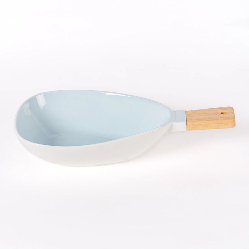 Rena Porcelain Lagoon Dining Table Platter | Serving Tray | Blue | 1 Pc