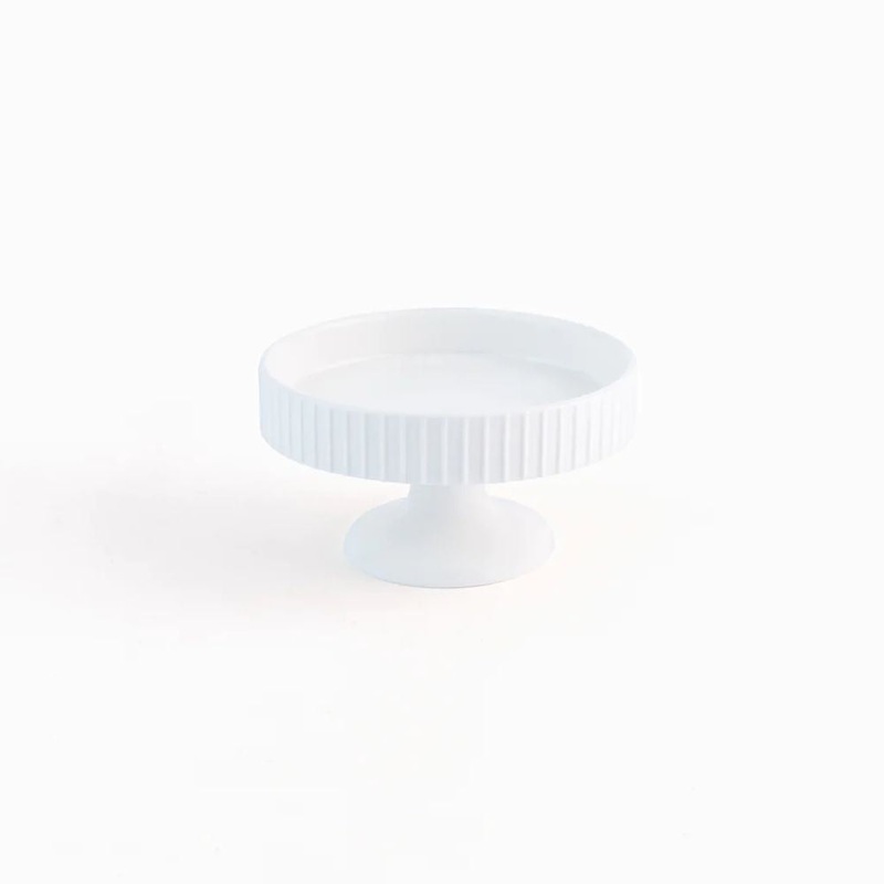 Rena Porcelain White Mini Cake Stand | 1 Pc - 70216