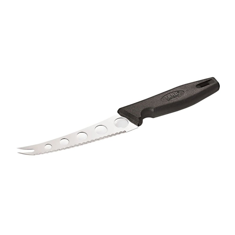 Rena Stainless Steel Cheese Knife with Plastic Handle | Black | 1 Pc