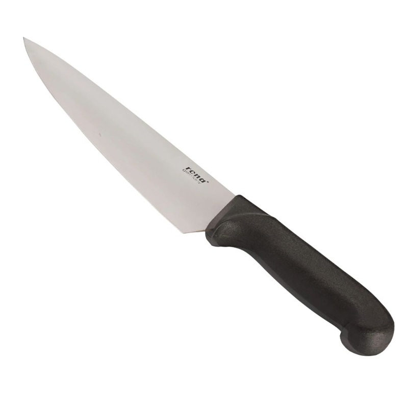 Rena Stainless Steel Chef Knife - 250 MM | Black | 1 Pc