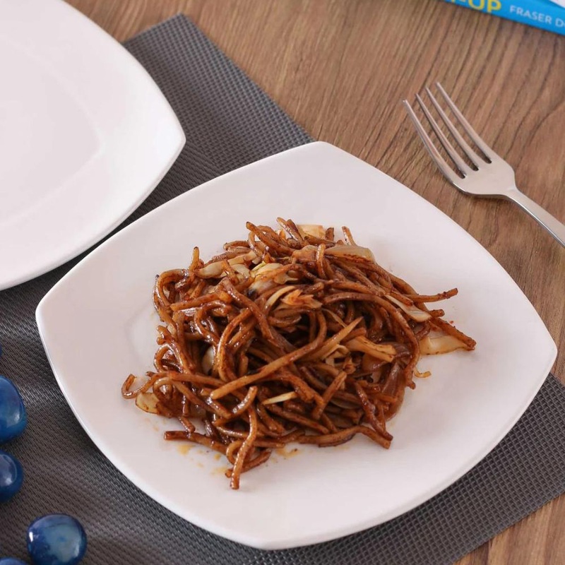 Clay Craft Ceramic Basic Dinner Plate Zen Square | White | 1 Pc