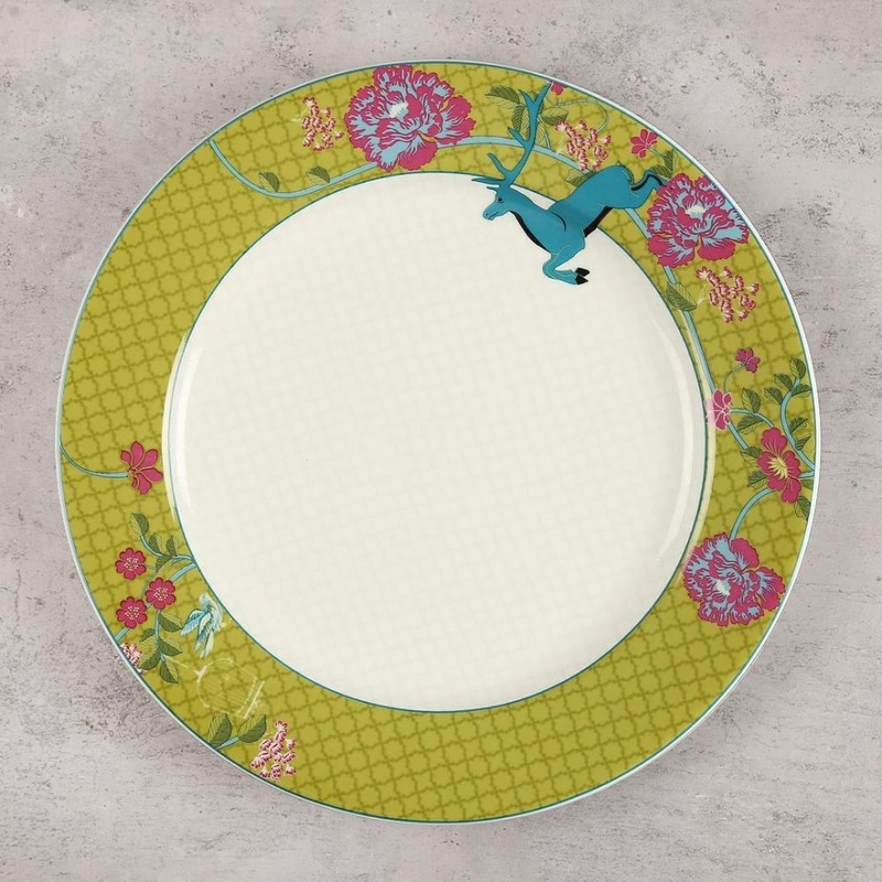India Circus Nature Essence Paradise Dinner Plate | 1 Pc
