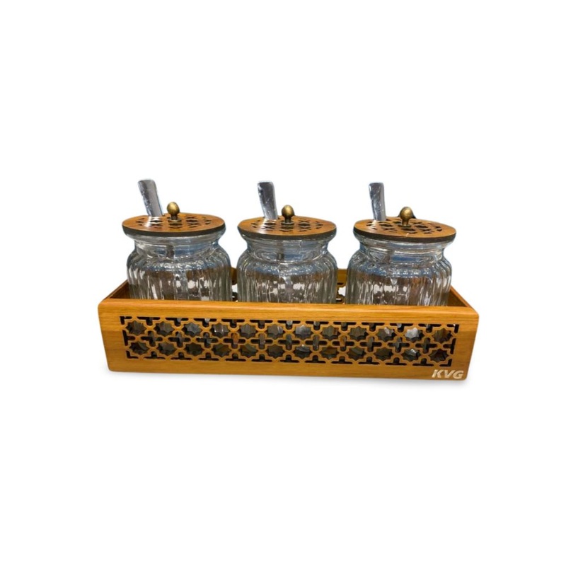 KVG Teakwood EN Pickle Set of 3 Pc