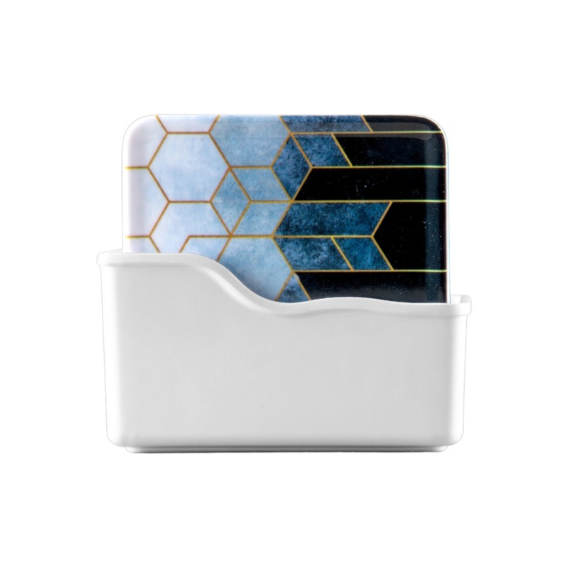 Terraware Melamine Square Coaster | 6 Pcs