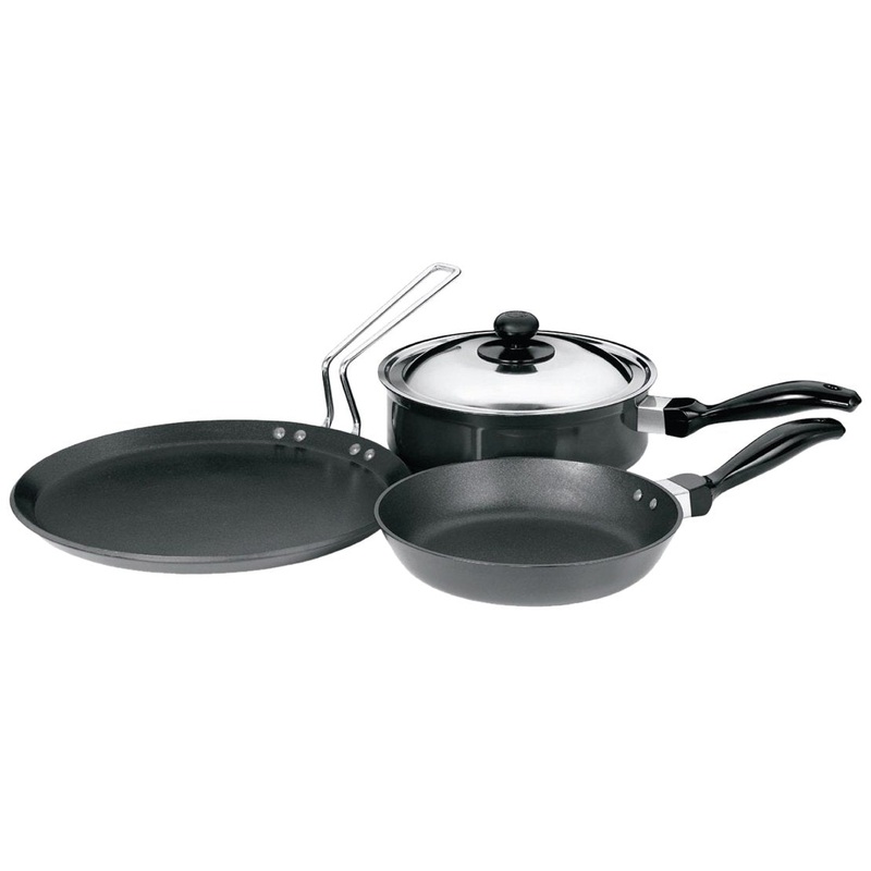 Hawkins Futura Non-Stick Cookware Set, 4 Pieces (NSET1)