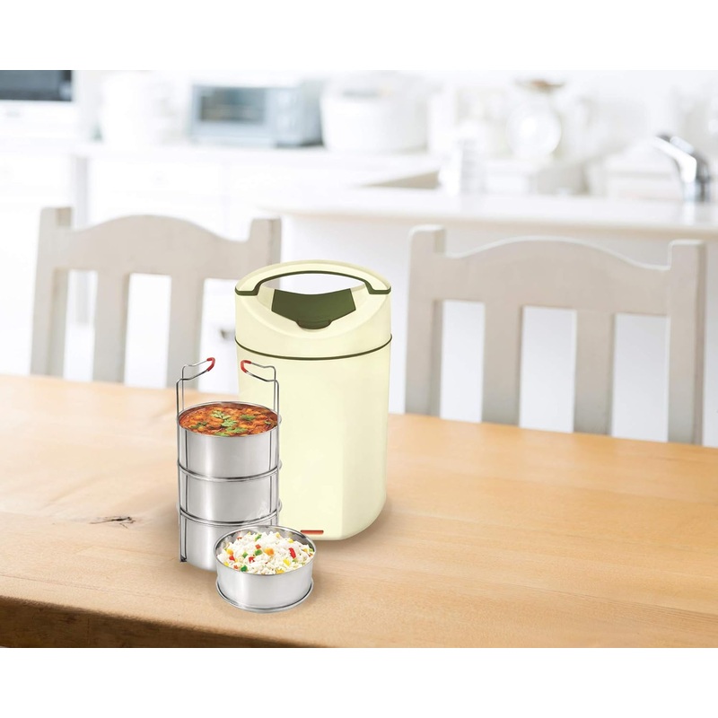 Milton Euroline Megatron Insulated Stainless Steel Electric Tiffin Box