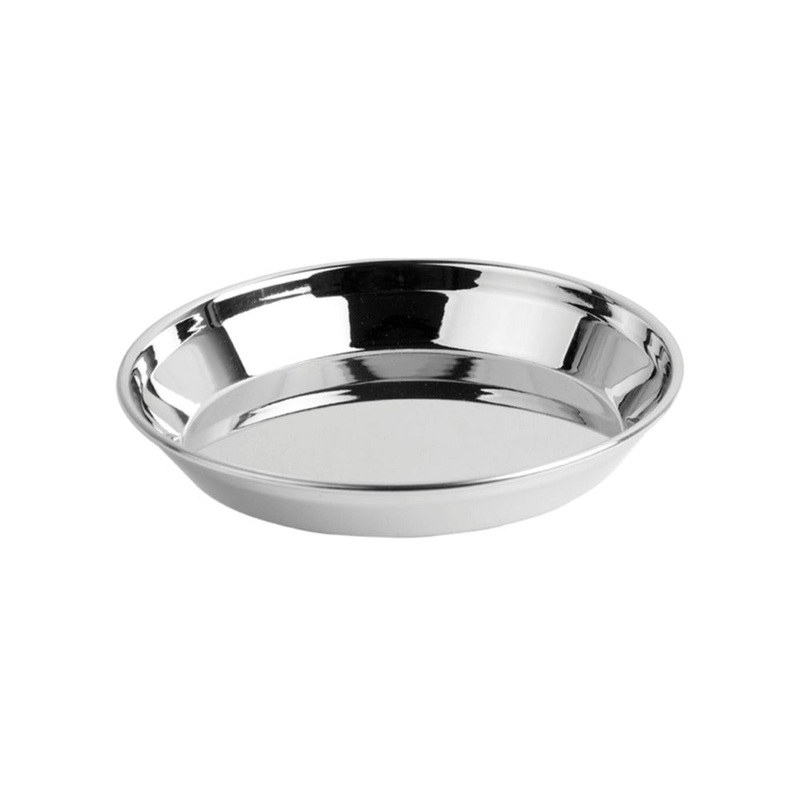 Bengani Stainless Steel Kanchan Bogi 22 Gauge Halwa Plate | 1 Pc