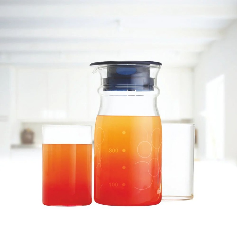 Borosil Aqua Set (Marina Jug + Vision Glass) | Transparent | Set of 3 Pcs