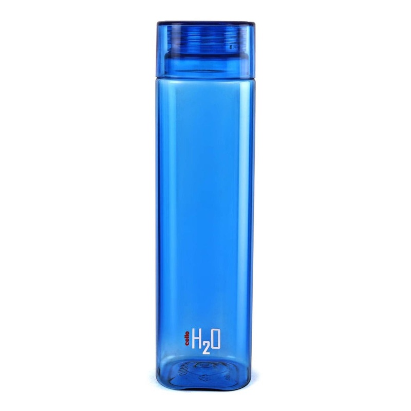 Cello H2O Plastic Square mate 1000 ML Fridge Water Bottle | 1 Piece