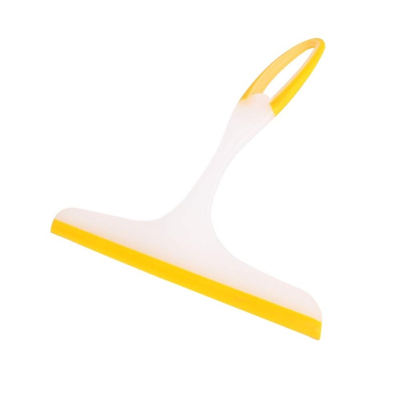Classy Touch Plastic Glass Cleaning Handy Wiper - CT0113 | White & Yellow