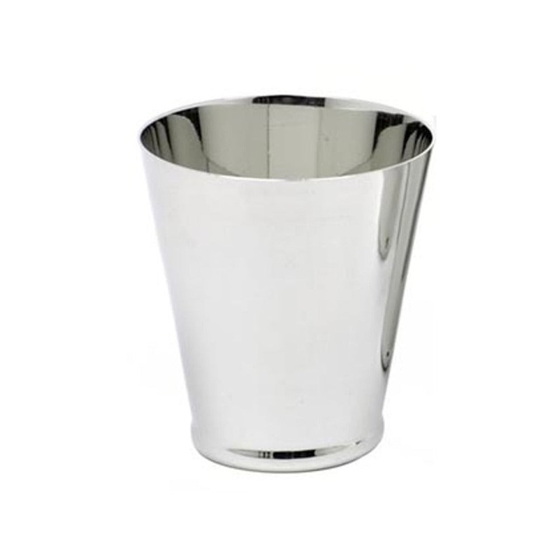 Mirror Kanchan Bogi Stainless Steel Glass Set - MIR0008 | Outer Mirror Finish | Set of 6 Pcs