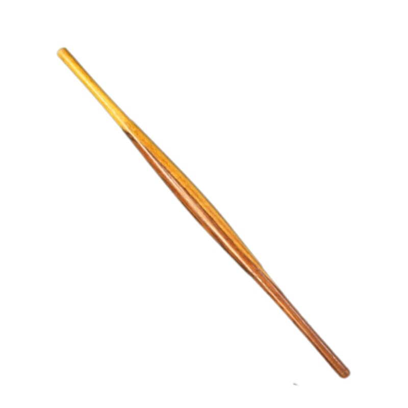 Wooden Belan with Plastic Bingdi | Rolling Pin | Brown