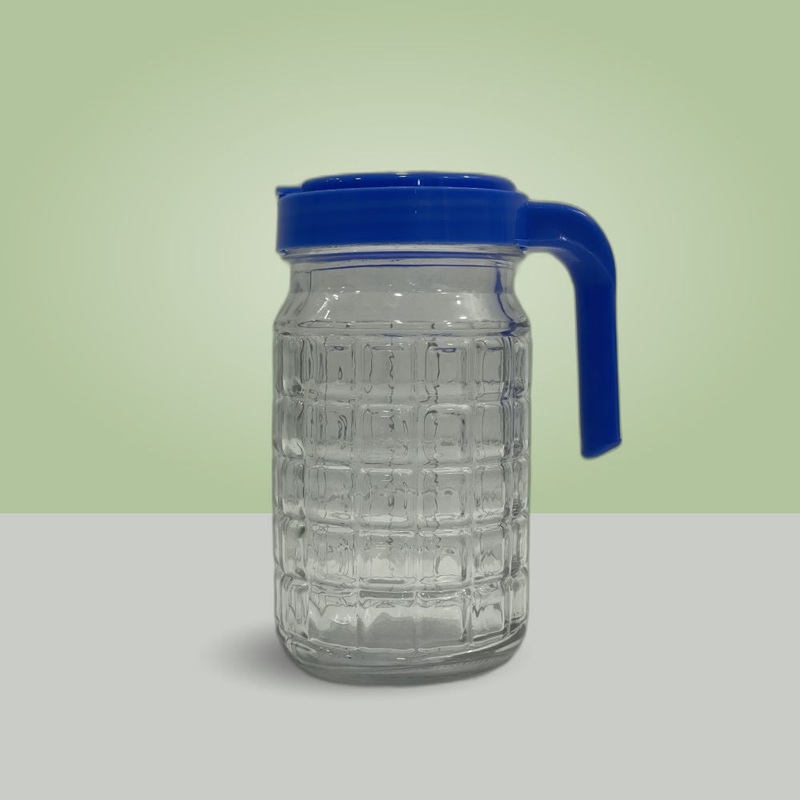 Yera Glass 600 ML Water Jug | Mini Fridge Bottle | Transparent | 1 Pc