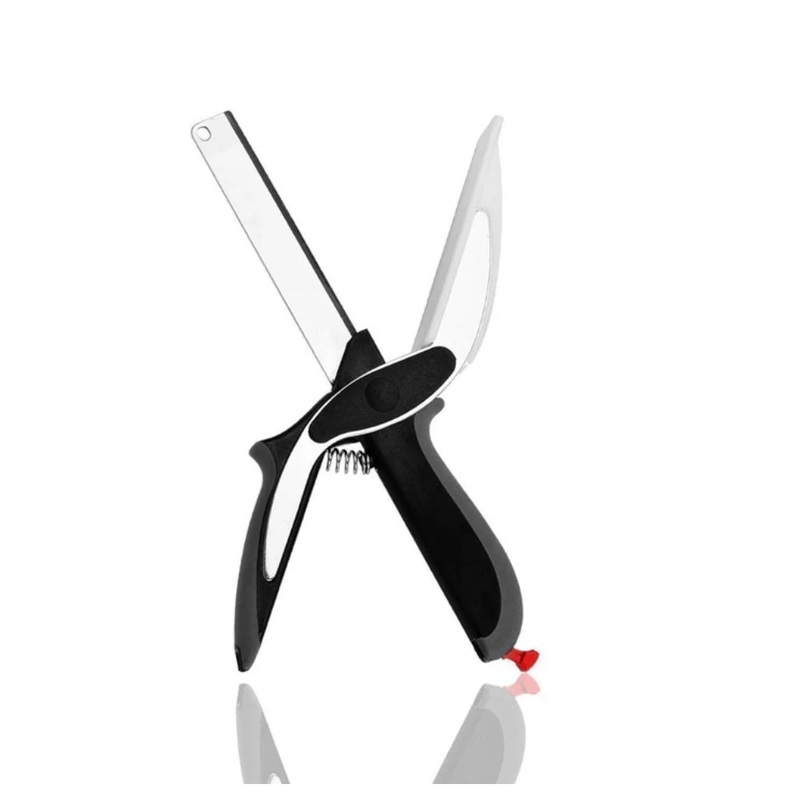 Ankur 2 in 1 Stainless Steel Smart Knife | Black | 1 Pc