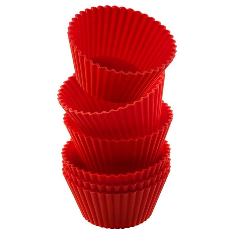 Helping Hand silicon Round Muffin 6 Pcs