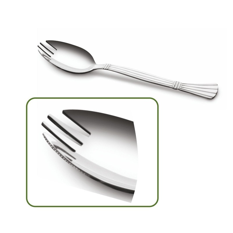 Shri & Sam 6 PCS Stainless Steel Spork 3 in 1