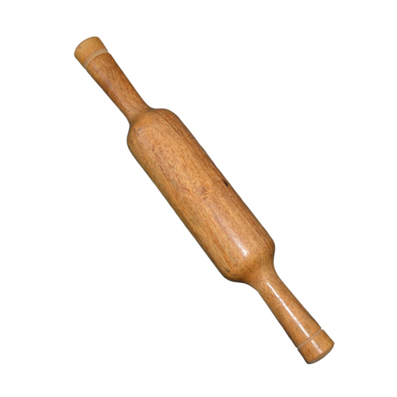 Wooden White Sheesham 12 X 2 Belan - RSB004 | Rolling Pin | Cream