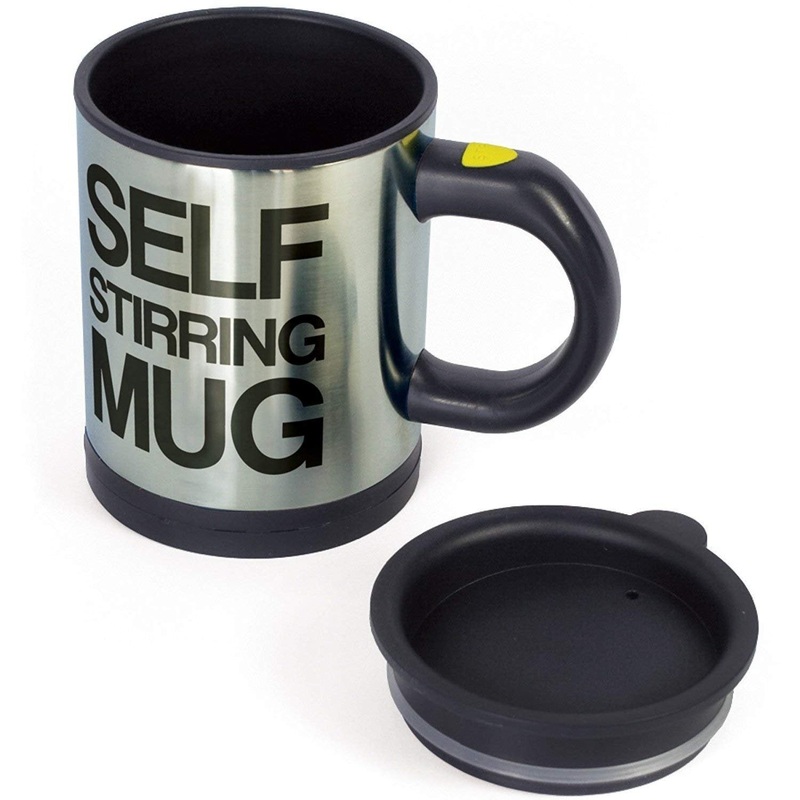 Automatic Stainless Steel Coffee Mixing Blender Self Stirring Mug