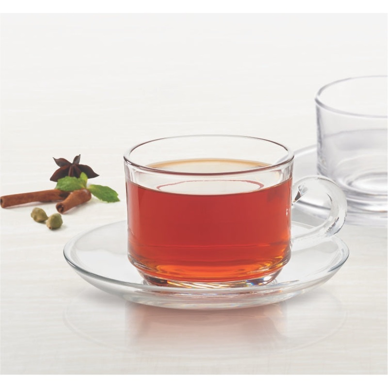 Treo Bistro Cup N Saucer Set Of 12 Pcs - Tre0046