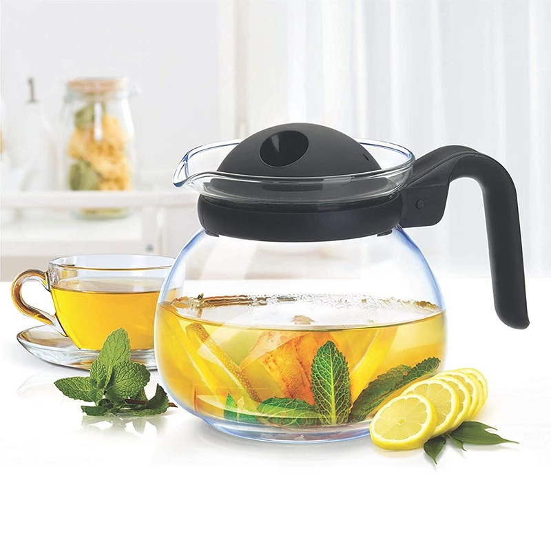 Treo Borosilicate 1500 ML Round Carafe | Transparent