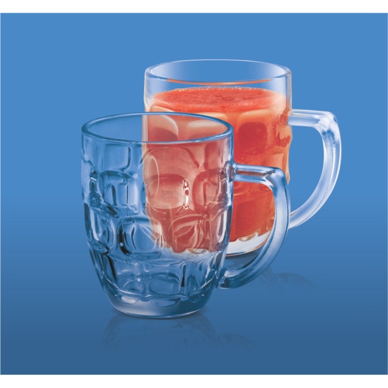 Treo Cascade cool 292 ml Beer Mug | Set of 2