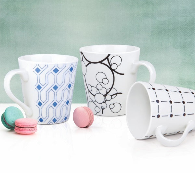 Treo Earthen Ceramic Mug 210 ML - Tre0040 | Set of 2 Pcs | Tea and Coffee