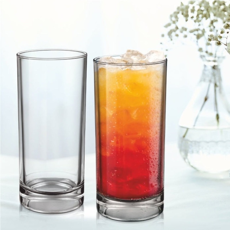 Treo Embassy Cool 275 ML Tumbler | Transparent | Set of 6 Pcs
