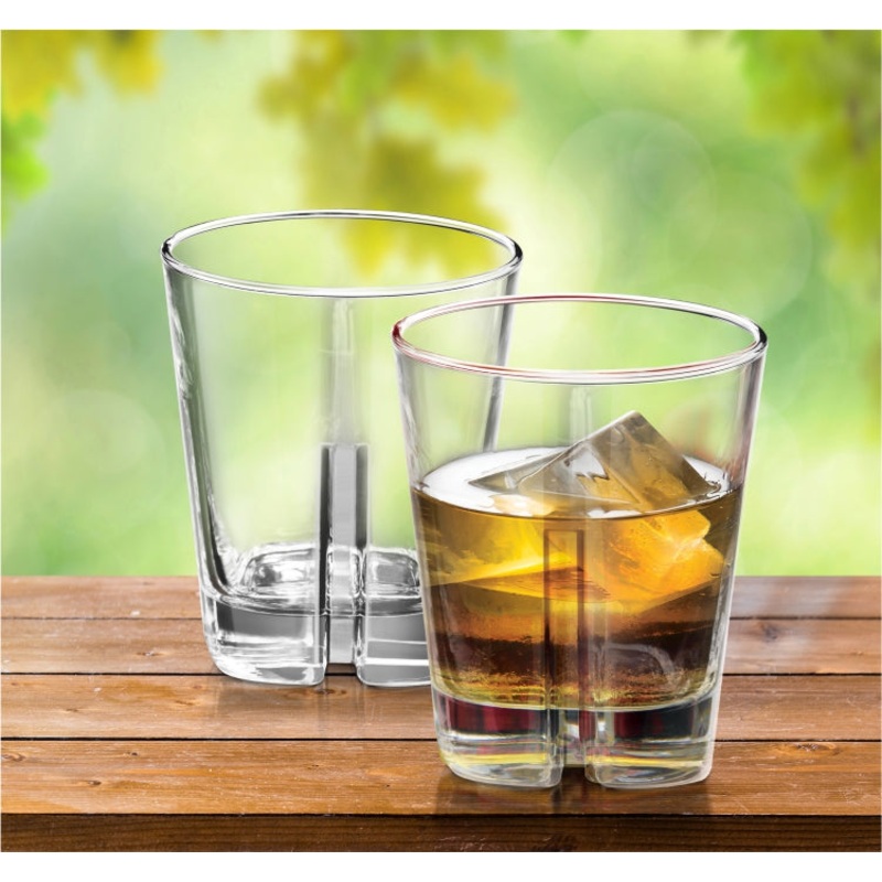 Treo Empire Cool 325 ML Tumbler | Transparent | Set of 6 Pcs