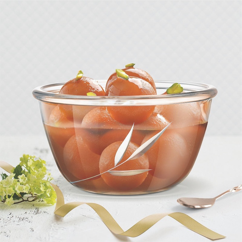 Treo Handcrafted Designer Bowl | Transparent |1 Pc