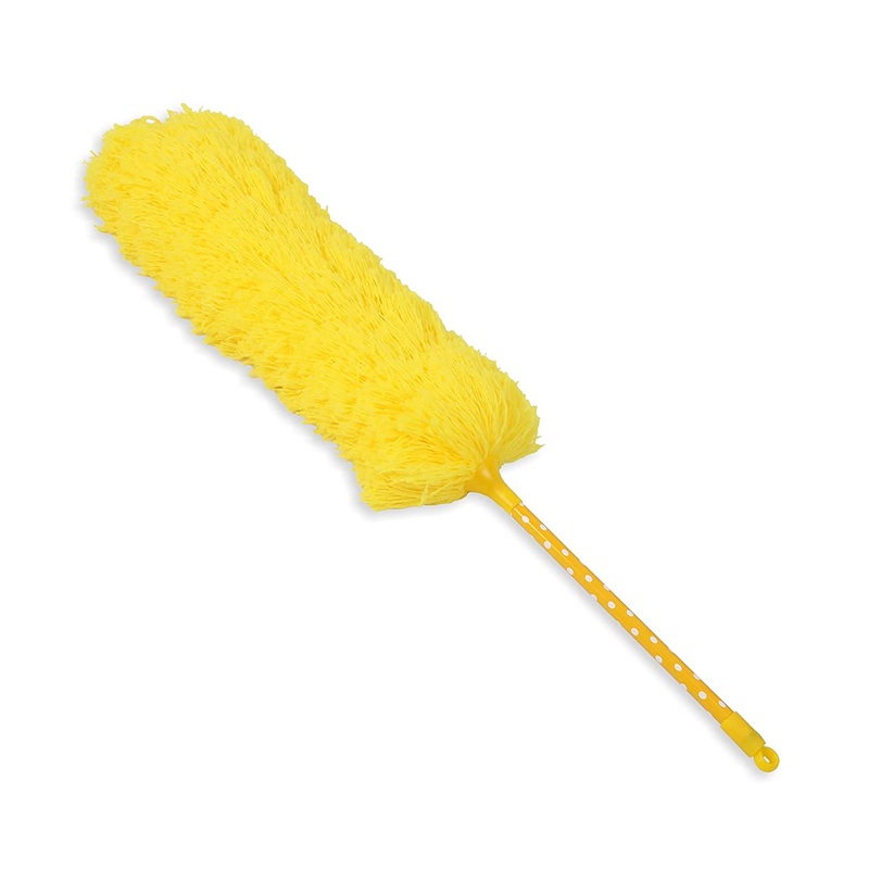 Classy Touch Flexible Microfiber Feather Duster | Yellow | 1 Pc