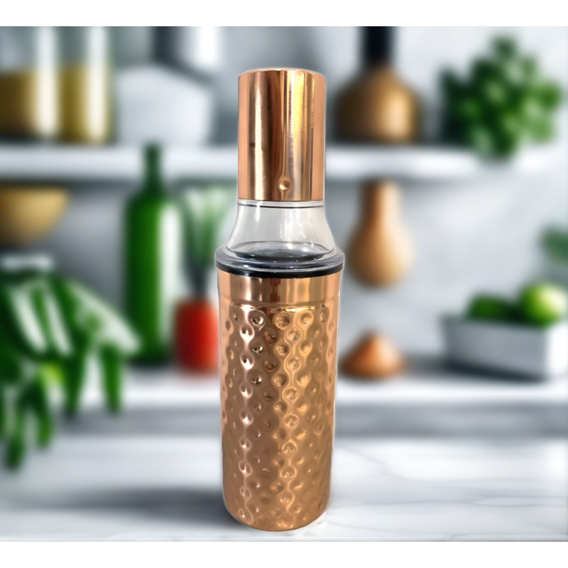 Komal Stainless Steel Copper Finish Oil Dispenser | Copper | 1 Pc