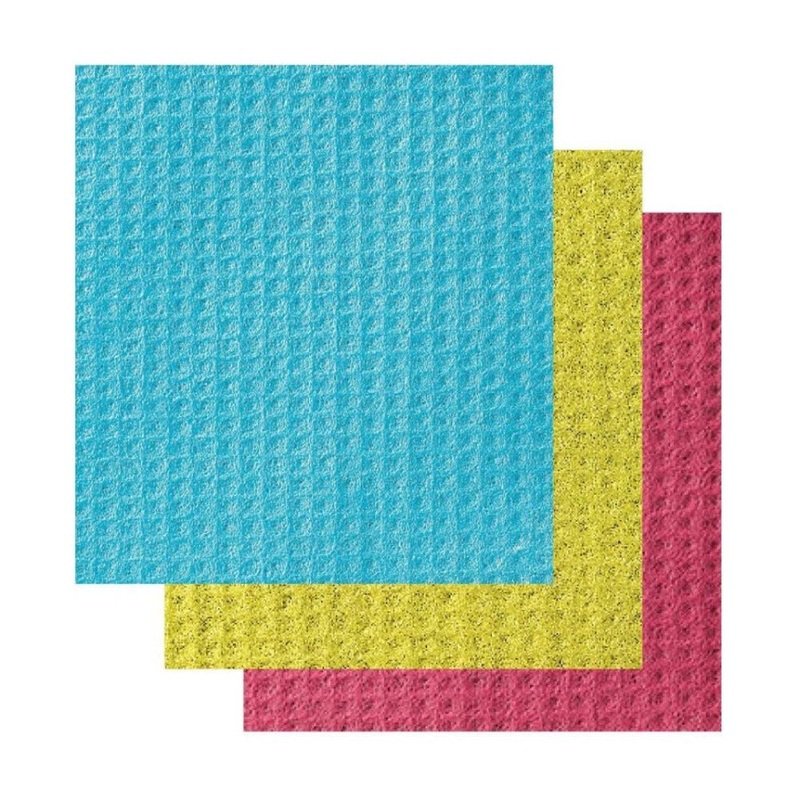 Prestige Clean Home Kitchen Wipes - PKW 01 | Multi Color | Set of 3 Pcs