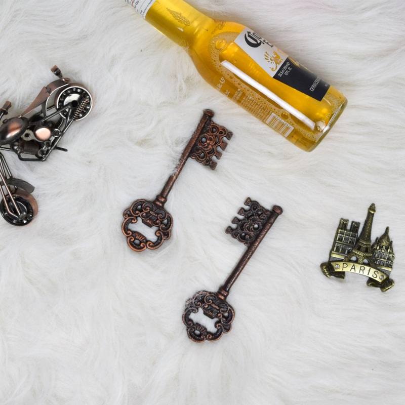 Softel Antique Key Bottle Opener in Antique Copper Set | Set of 2 Pcs
