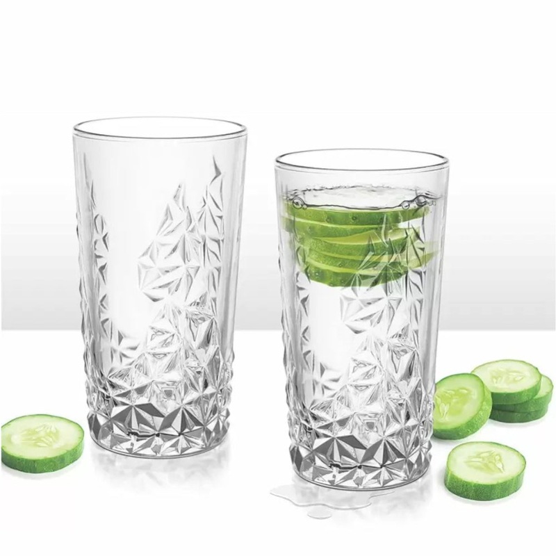 Treo Valley 285 ML Tumbler | Transparent | Set of 6 Pcs