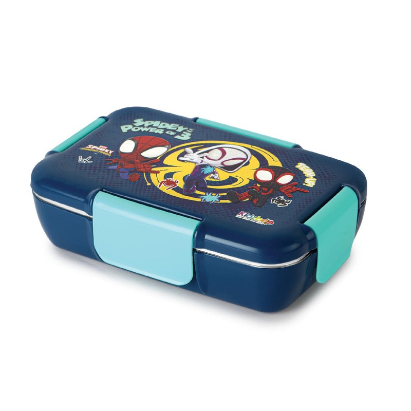 Cello Kidzbee Magnus Plastic Insulated Kids Lunch Box with Inner Steel | 3D Touch & Feel Designs Lunch Box | 1 Pc
