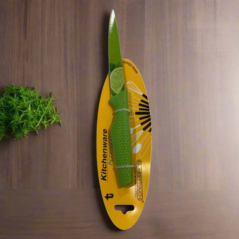 Classy Touch Kitchen Knife | Green | 1 Pc