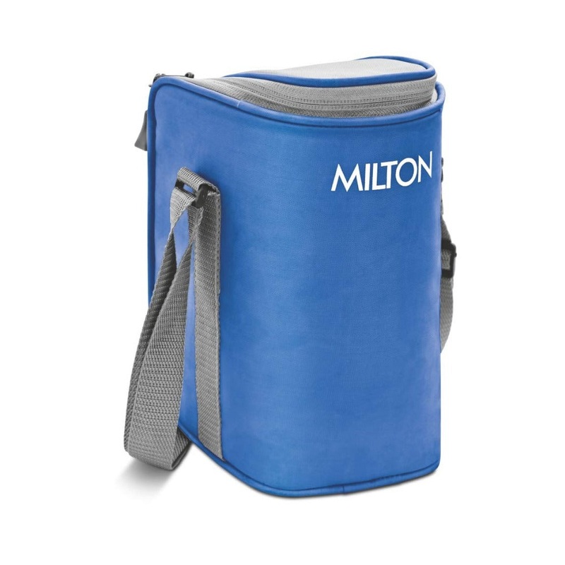 Milton Cube 4 Stainless Steel Tiffin with Jacket | 4 Stainless Steel Containers