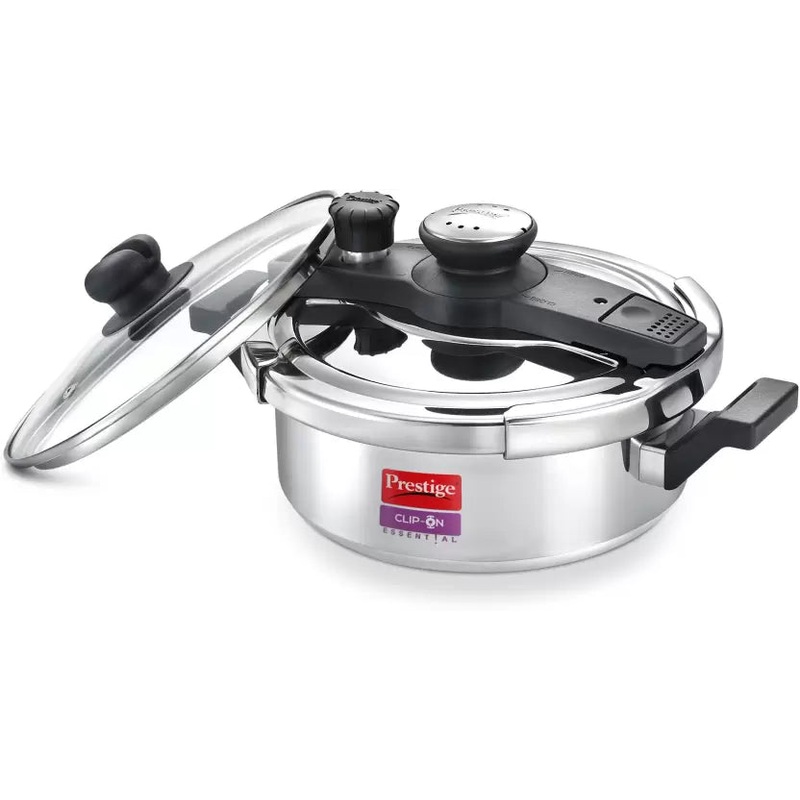 Prestige Clip-On Deluxe 3L Induction Bottom Pressure Cooker (Aluminium)