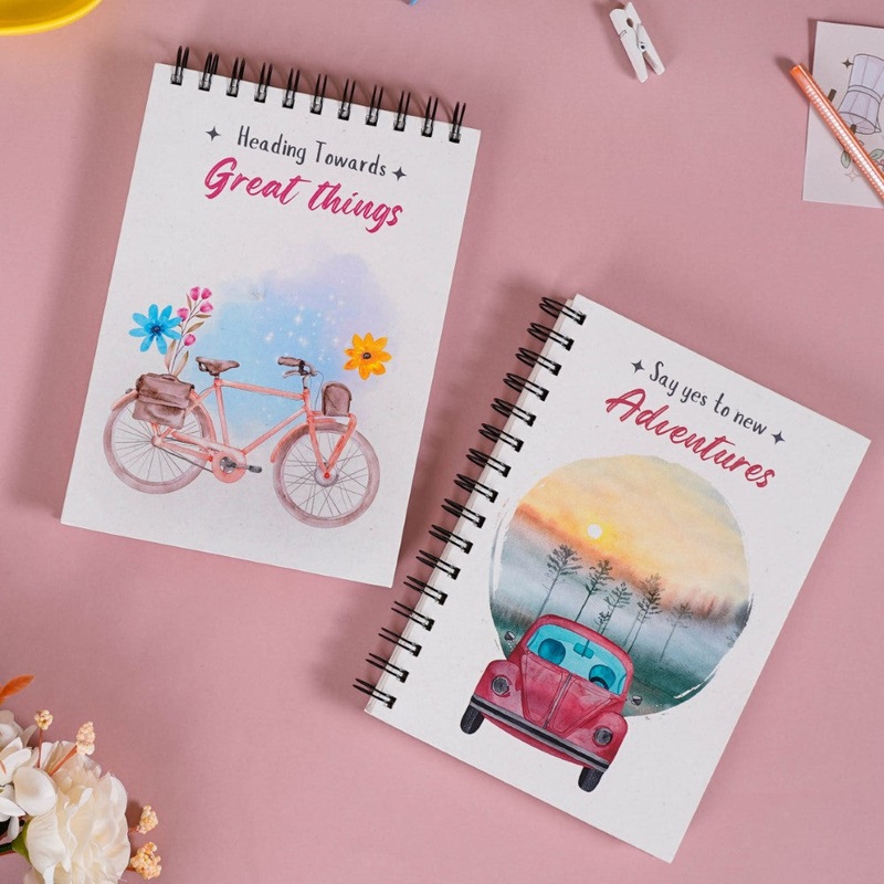 Adventurous Spiral Planner And Notepad Set
