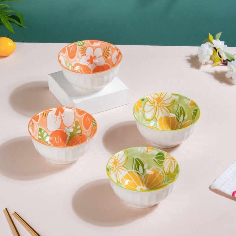 Meadow Muse Ceramic Soup Bowl 280 ml Set Of 4