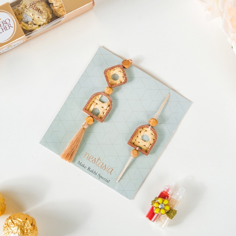 Eco-Friendly Rakhi Gifts For Bhaiya & Bhabhi Set Of 3