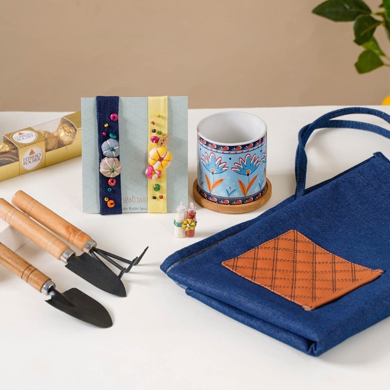 Gardening Sustainable Seeds Rakhi Hamper Set Of 6