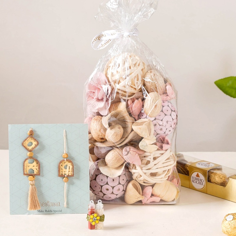 Eco Potpourri Rakhi Hamper Set Of 4
