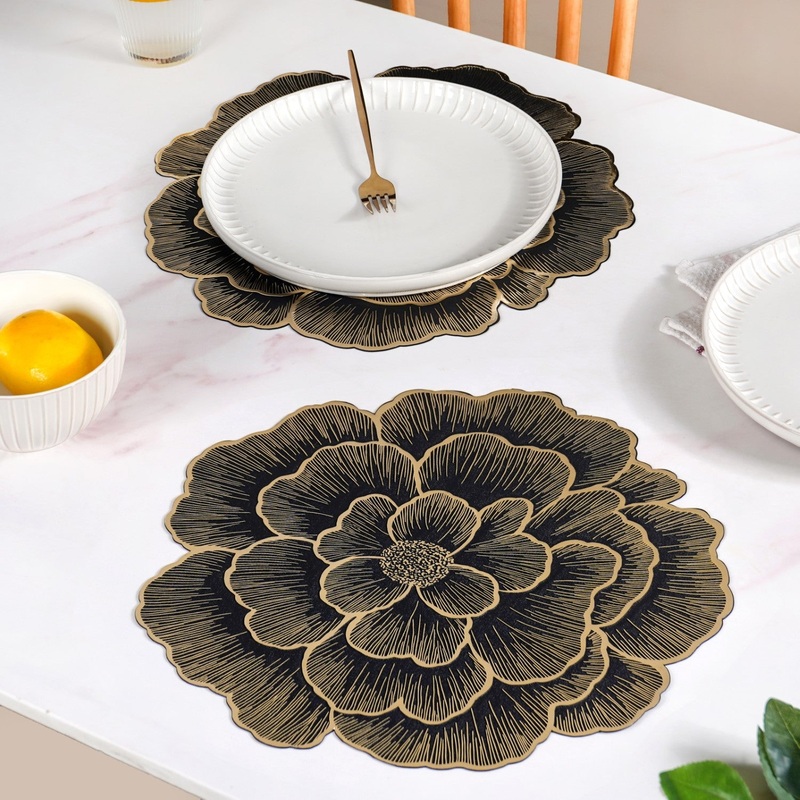 Luxe Bloom Radiance Table Mat Set Of 6