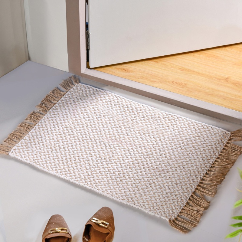 Minimal Cotton Anti Slip Floor Mat 96x50cm