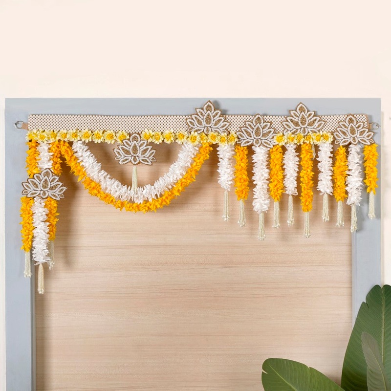 Festive Lotus Toran Multicolour