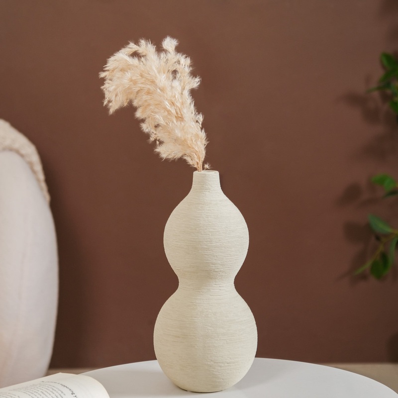 Gourd Matte Finish Flower Vase