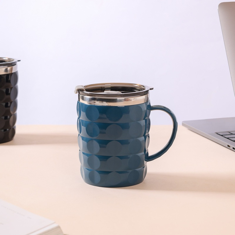 Stylish Travel Mug For Car Blue 400ml
