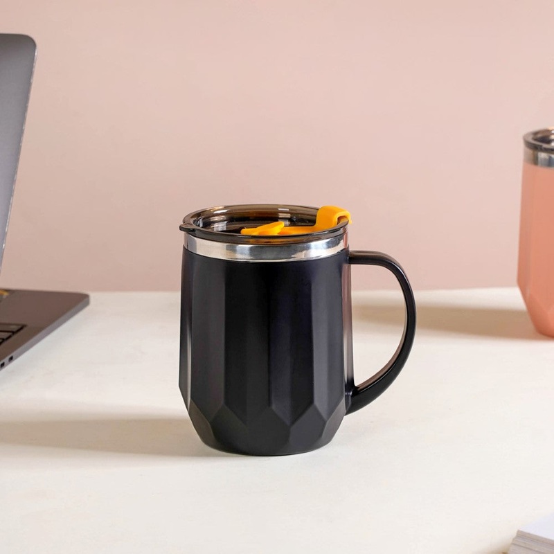 Travel Mug For Tea & Coffee Black 400ml
