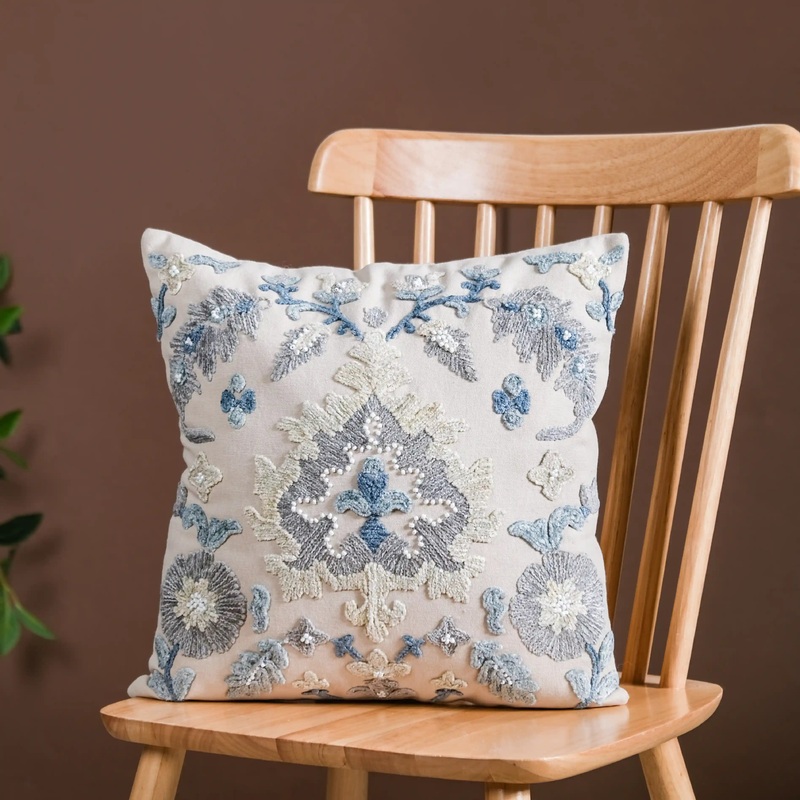 Baroque Cushion Cover For Home Decor 16x16 Inch
